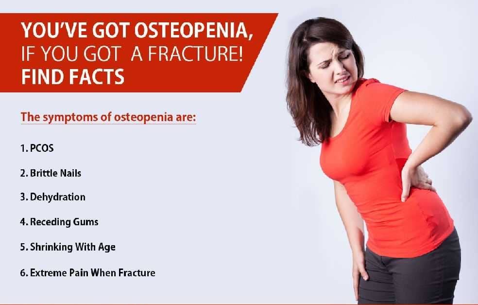 6 Lesser Known Symptoms of Osteopenia