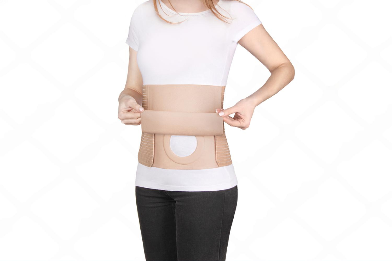 Lumbosacral spinal brace (LSO) with breathable liners in Delhi