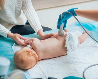 Infant hip ultrasound for DDH screening and monitoring - Delhi